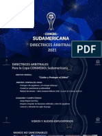 Directrices Arbitrales Sudamericana 2021 Español