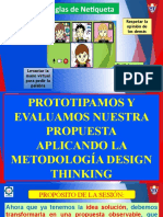 Sesión 10 PROTOTIPAMOS Y EVALUAMOS NUESTRA PROPUESTA