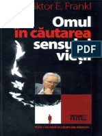 Victor Frankl Omul in Cautarea Sensului Vietii PDF