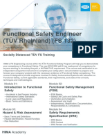 Functional Safety Engineer (TÜV Rheinland) (FS 132)