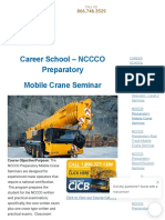 CICB - NCCCO Preparatory Mobile Crane Seminar