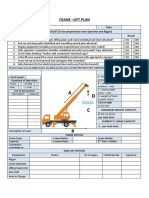 Crane Lift Plan