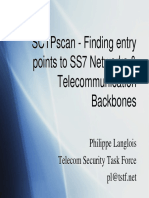 Finding Entry Points To SS7 Networks