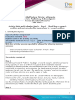 Activity Guide and Evaluation Rubric - Step 1 - Identifying a Research Problem and Reviewing the Literature Related to Research Problem (1)