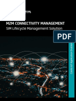 M2M Connectivity Management: SIM Lifecycle Management Solution