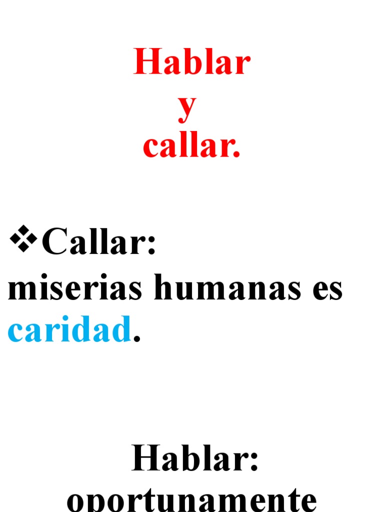 Hablar y Callar | PDF | Artes del Lenguaje y Comunicación
