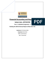 Financial Accounting and Reporting: Subject Code - MFT4CCEF02
