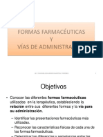 Formas Farmacéuticas y Vías de Administración Parte 1