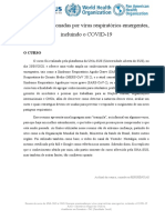 Doenças Ocasionadas Por Vírus Respiratórios Emergentes Incluindo COVID-19 (Cleomárcio Miguel de Oliveira)