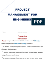 Project Management For Engineers: 08/25/21 1 ASTU/ Project/ Lecture Notes