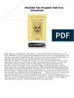 (PDF) DOWNLOAD The Prophet Full Free Download: Book Description
