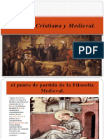 Filosofía Cristiana y Medieval Tema VII Filosofia y General