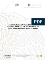 Manual para Portada de Tesis Cenidet