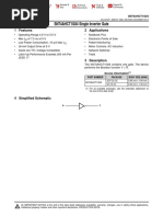 SN74AHCT1G04 Single Inverter Gate: 1 Features 2 Applications