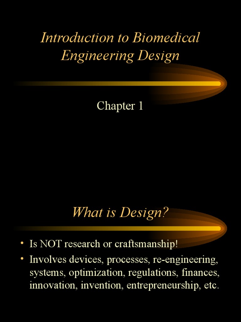 Biomedical Design Essentials | PDF | Design | System