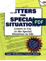 Letters For Special Situations Letters To Use in The Special Situations in Life