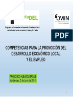 Competencias para La Promocion Del DEL