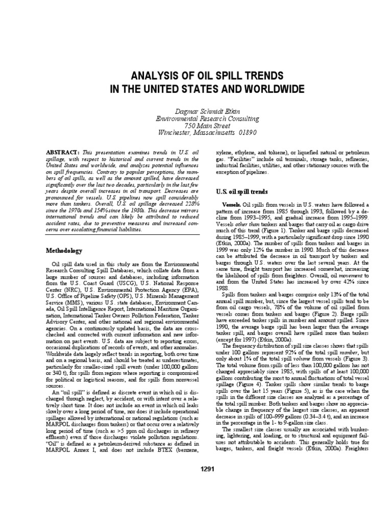 Pipeline Oil Spill | PDF
