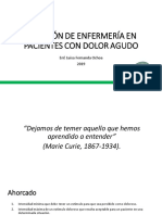 Atención de Enfermería en Pacientes Con Dolor Agudo