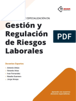 Brochure GestionyRegulaciondeRiesgosLaborales