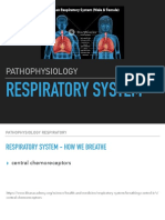 Pathophysiology Respiration