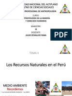 2 El Medio Ambiente y Los Recursos Naturales en El Perú
