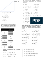 Ejercicios Potenciación