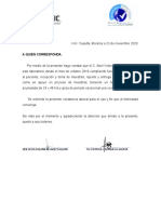 CARTA LABORAL Abel