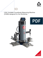 C-Line 3D: CNC Portable Coordinate Measuring Machine (CMM) Designed For The Workshop