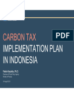 Carbon Tax: Implementation Plan in Indonesia