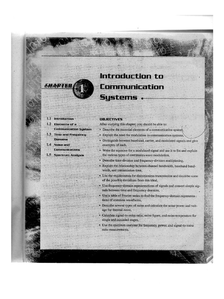 CHAPTER 1 Electronic Communication Systems Roy Blake PDF