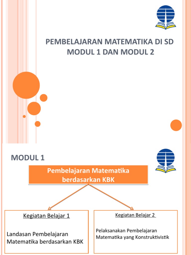 Matematika Modul 1 Dan 2 | PDF