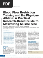 Blood Flow Restriction Training and The Physique Athlete