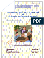 Foreign Exchange Market and International Trade Theory