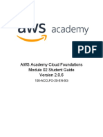 AWS Academy Cloud Foundations Module 02 Student Guide: 100-ACCLFO-20-EN-SG