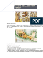 Características de La Cultura Mexica o Azteca