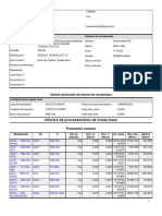 Informe de Procesamiento de Líneas Base