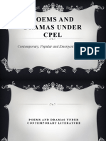 POEMS AND DRAMAS UNDER CPEL