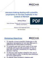 Decision-Making Dealing With Scientific Uncertainty of Non-Test Methods in The Context of REACH