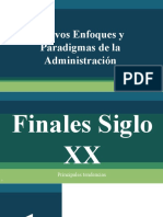 Nuevos Enfoques y Paradigmas de La Administración