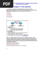 CCNA 2 Chapter 7 V4.0 Answers 2011