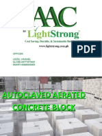 Product Details LightStrong AAC Block - Clients