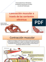 Contraccion Muscular Por Corrientes Electricas