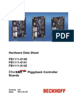 Hardware Data Sheet FB1111-0140 FB1111-0141 FB1111-0142 Piggyback Controller Boards