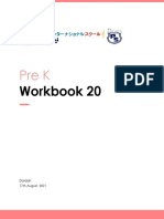 Pre K Weekly Workbook 20