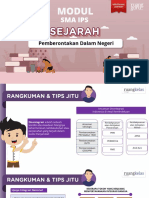 Sejarah - 12 SMA - Pemberontakan Dalam Negeri