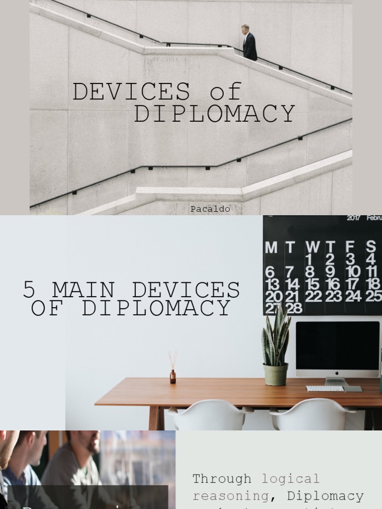 Devices of Diplomacy | PDF