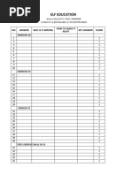 Answer Sheet Exercise 30-35