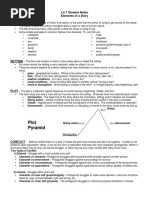 Elements of A Short Story (Grade 8) | PDF | Narration
