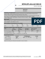 BÖHLER Alform® 960-IG: Standard Designations EN ISO 16834-A AWS A5.28